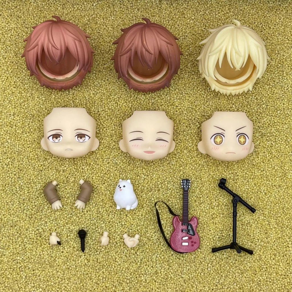 zuotengzhendong GSC Clay Man Face doll face hair doll accessories