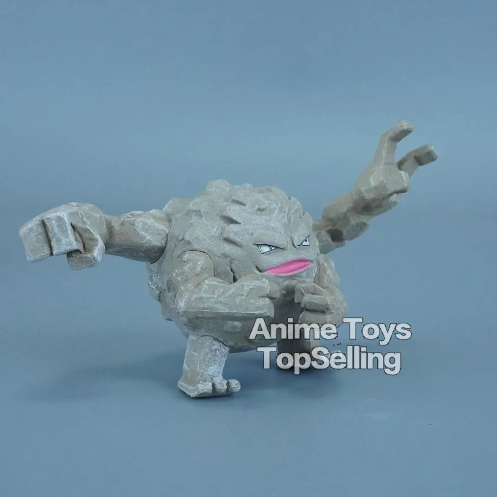 Anime Pokemon Figur Geodude Evolutionäre Kombination Actionfiguren PVC-Sammlung Modell Spielzeug für Kinder Geschenke 2-7cm