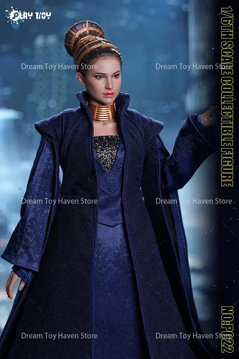 PLAY TOY P022 1/6 Scale Female Galactic Senator Padmé Noble Queen 12Inch Action Figure Collectible Model