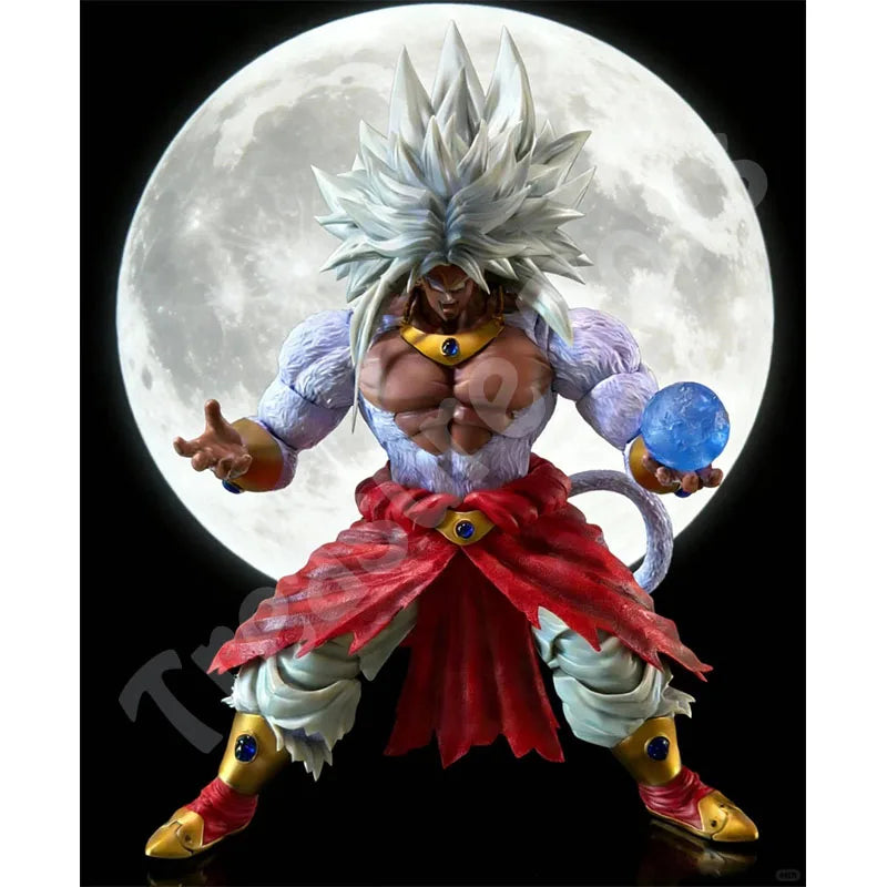 Mythos Anime Studio Broly Figure Dragon Ball Super Saiyan 4 SSJ5 Broly Skoll Hati Anime Action Figure Model Toys Gifts