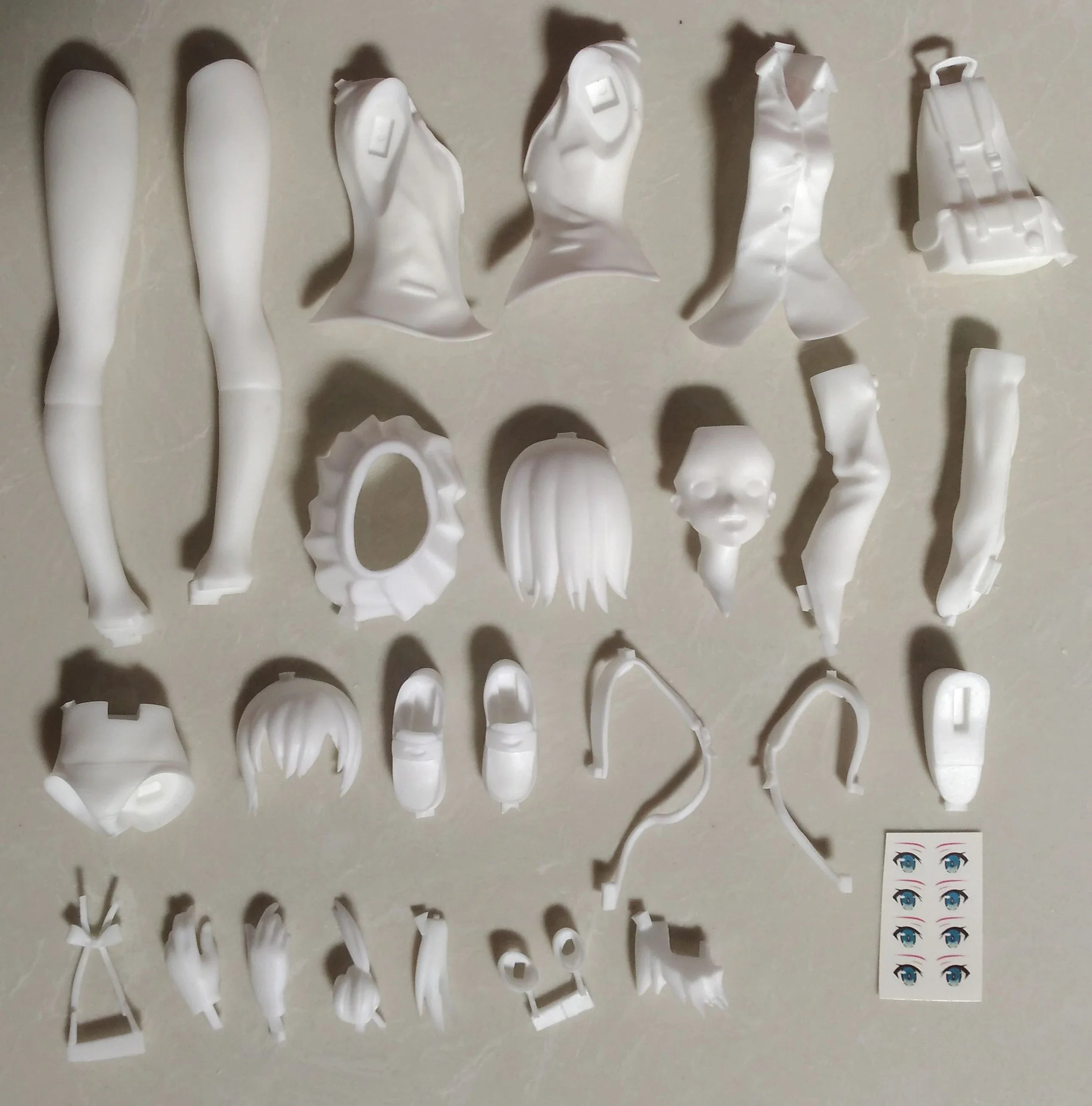 Anime My Teen Romantic Comedy SNAFU Yuigahama Yui Figures kawaii resin GK DIY manual White assembly Model Statue Toys doll gift