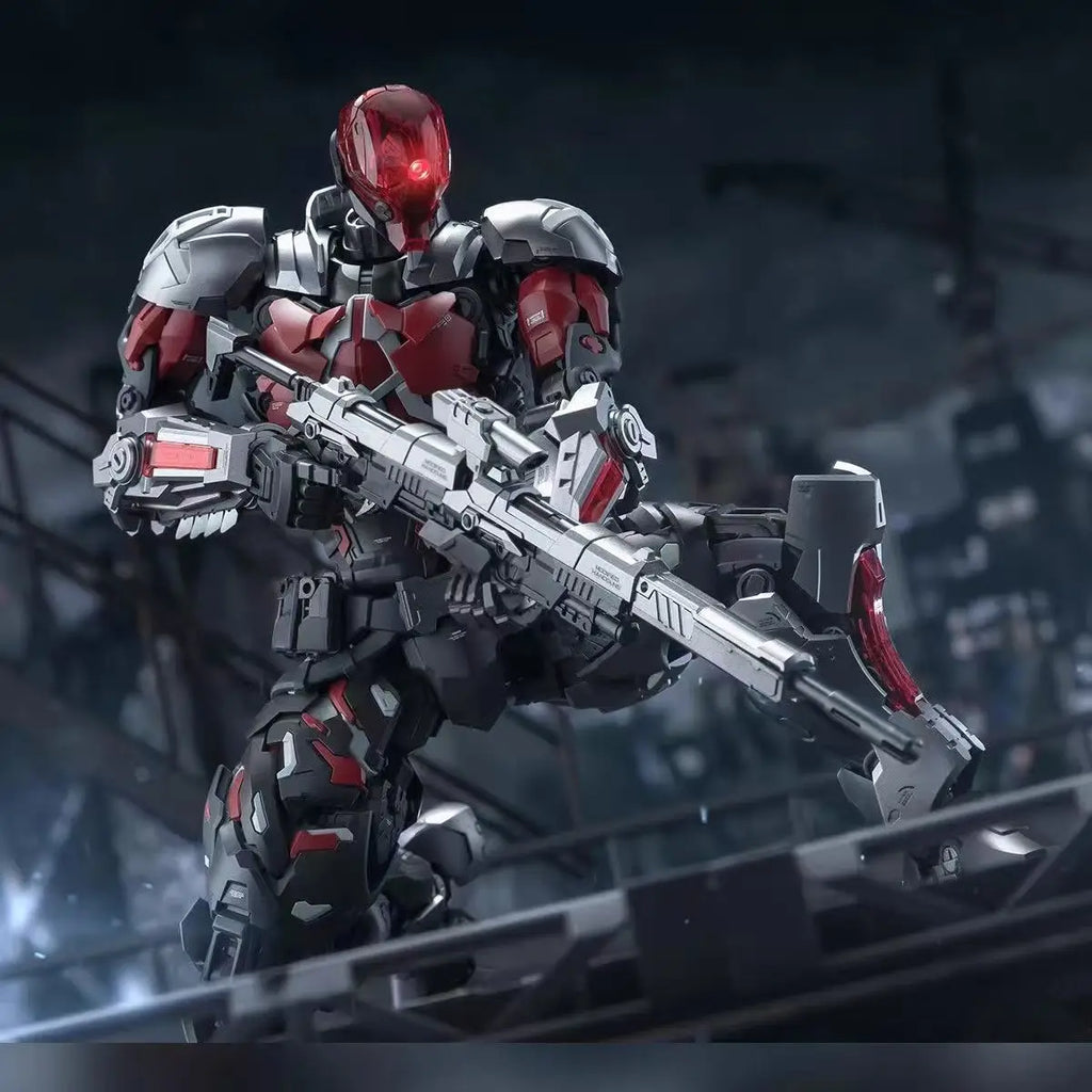 In Stock HEMOXIAN Arkham Knight Assembly Model YuanYe Over Zero Batman Action Figures 1/10 Plastic Model Gifts Toys