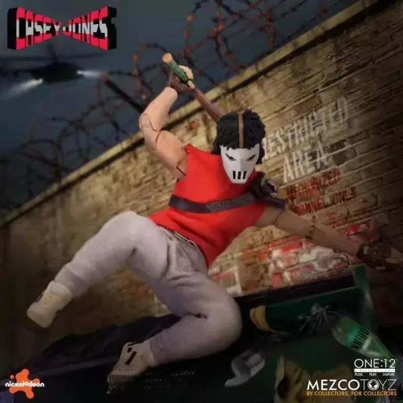 In Stock  Ezco Teenage Mutant Ninja Turtles Casey Jones Anime Action Figure Model Doll Toys Hobby Collectible