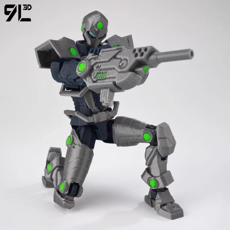 9L 3D Invincible Omni Man Titan Action Figure - Multi-Jointed Articulated Collectible Toy for US Comic Fans Display