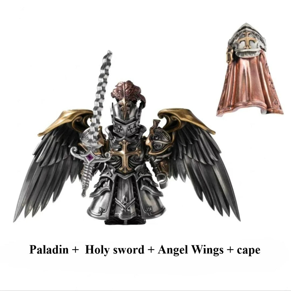 Paladin Crusaders Magnetic Detachable Metal Desktop Figurine Small Gifts Souvenirs Collectible Crusader Knight for Office Decor