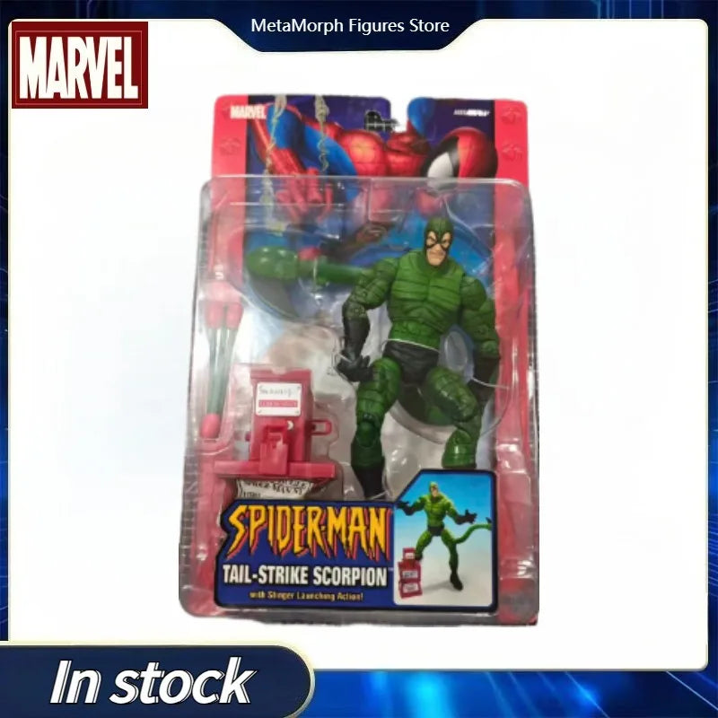 Original Marvel SPIDER-MAN TAIL-STRIKE SCORPION Anime Figure Toy Model Collection