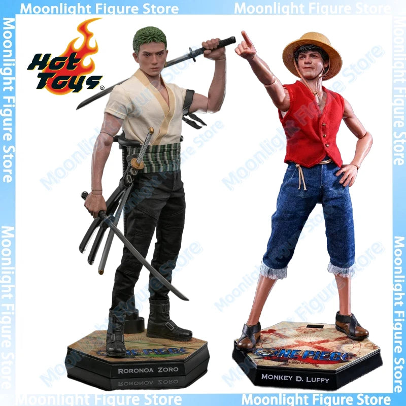 In Stock HotToys TMS109 Monkey D. Luffy TMS110 Roronoa Zoro Live Version 1/6 Anime Action Figure Toy Gift Model Collection
