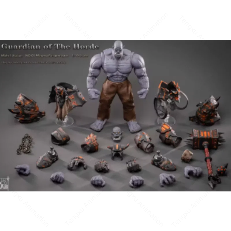【Spot Goods】 Mithril Action Guardian of The Horde 05 Magma Forgemaster Blackhand 1/10 Action Figures Toy Gift Collection