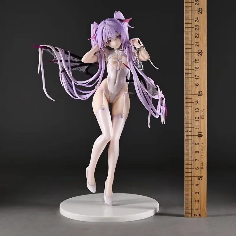 Anime Little Devil Eve Figure Replaceable Face Winged Demon Girl Statue Body Harness Boxed Desktop Decor For Anime Collectors