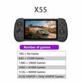 POWKIDDY X55 Retro Handheld Game Console 5.5 INCH 1280*720 IPS Screen RK3566 HD Linux Open-Source 90000 Games PSP Game Boy Gifts