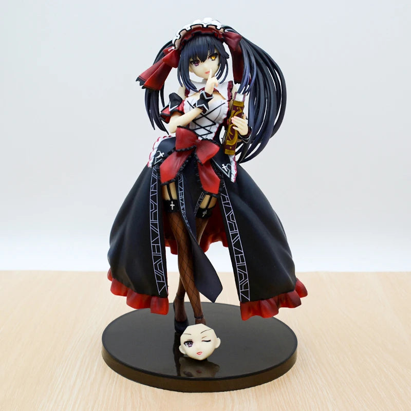 21cm POP UP PARADE Date A Live Kurumi Tokisaki Anime Girl Figure Yoshino Action Figure Tohka Yatogami Figure Model Doll Toy Gift