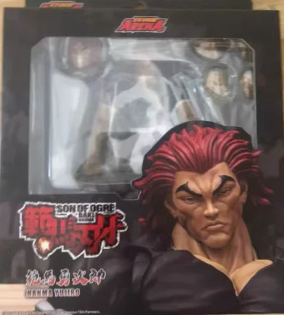 100% Original Storm Toys ARENA 1/12 BHSA01 Hanma Baki Double Head Mini Soldier Figurine In Stock Anime Collection Figures Toys