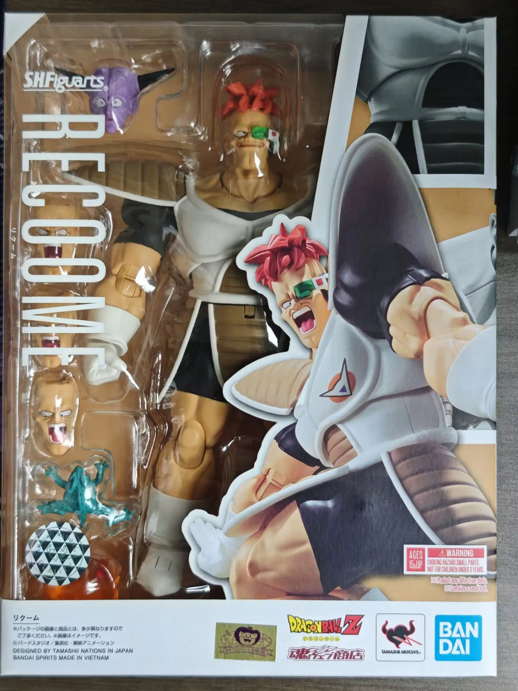 In-stock Bandai SHF Dragon Ball Ginyu Force Captain Recoome Burter & Guldo 1/12 Action Figures Model Collectible Gift