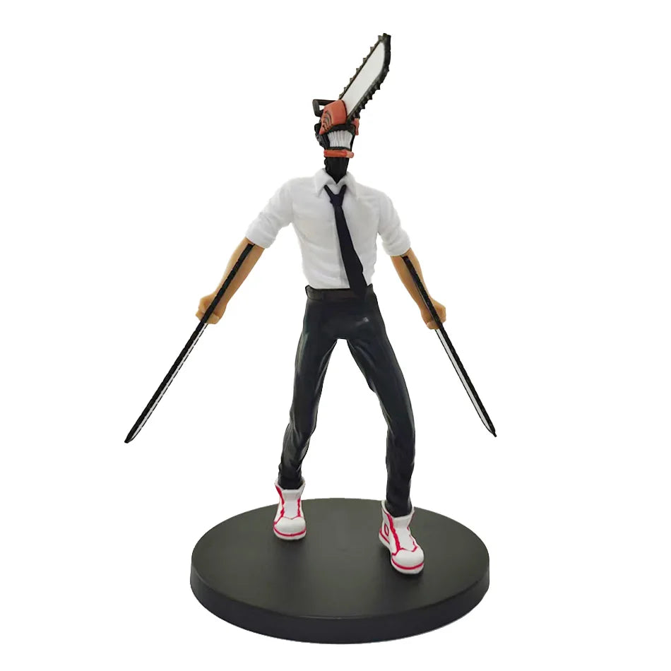 Anime Figure 15-18cm Chainsaw Man Power/Denji Action Figure PVC Noodle Stopper Figurine Adult Collection Model Toy