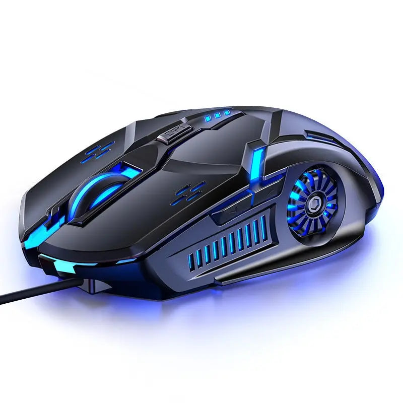 Silver Eagle G5 Stumm Kabelgebundene Maus Sechs Tasten Leuchtendes Spiel E-Sport Maschinen Computerzubehör Grenzüberschreitende Lieferung 