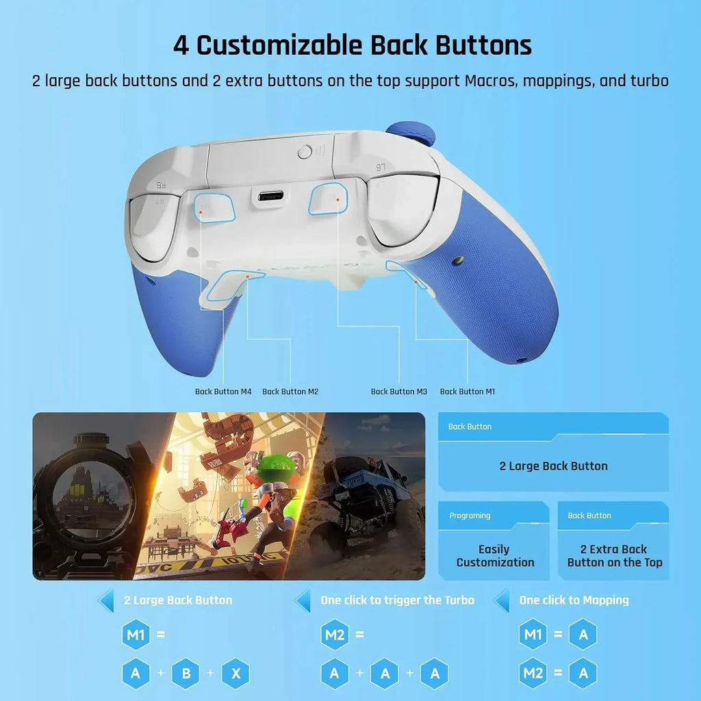 BIGBIG WON Rainbow2 SE/PRO Wireless Gamepad Game Control  Hall Effect Trigger Bluetooth Gamepad for Switch/PC/Android/iOS