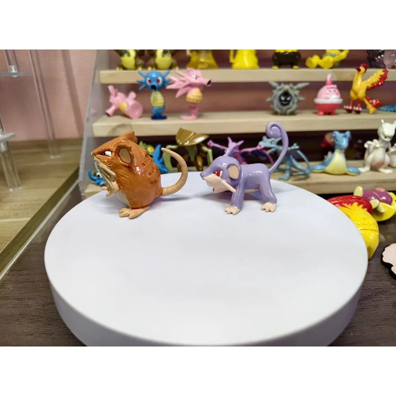Pokemon Figure Raticate Rattatac Rattikarl Rattata Doll Ornament Accessories Children Toy