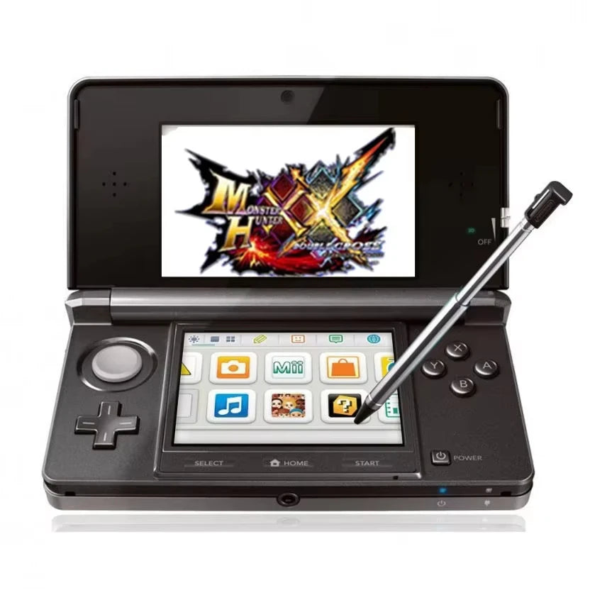 Refurbished Original 3DS Game Console 3.5 Inch Touch Screen Free Games for Nintendo 3DS Handheld Game Console FBI and Homebrew
