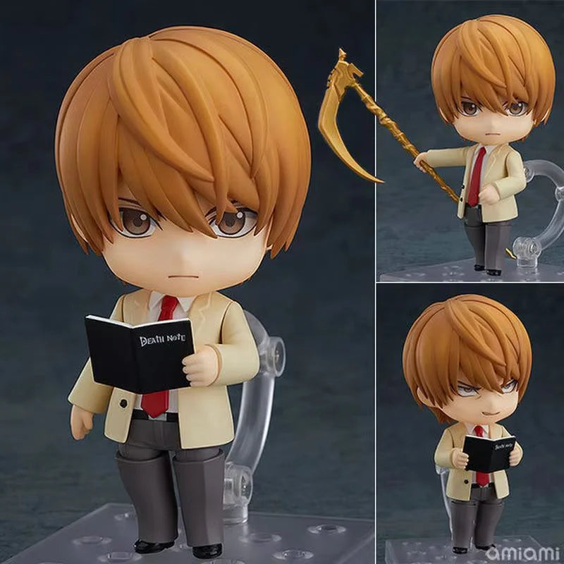 Death Note L Yagami Light Nendoroid Anime Action Figures 10cm Movable Pvc Collectible Model Desktop Ornament Gift For Anime Fans