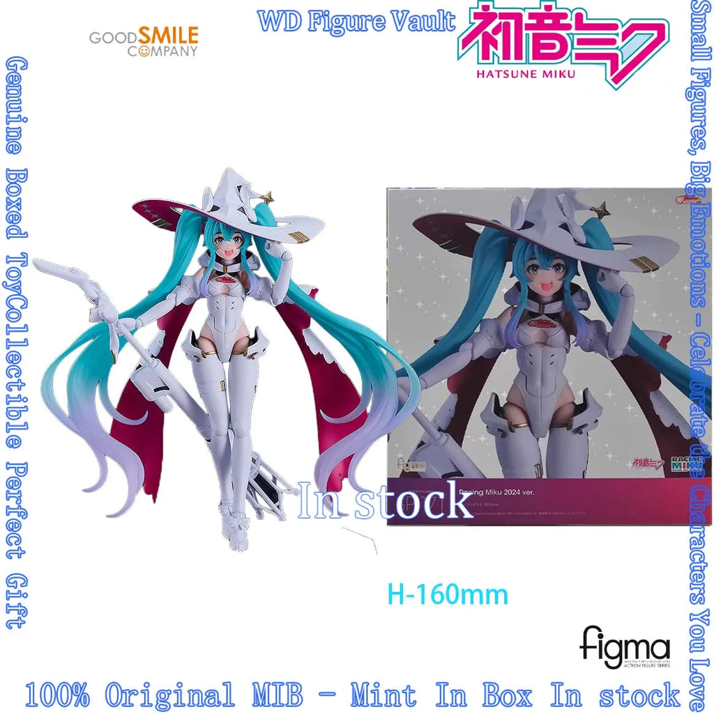 In stock GSC GSAS figma SP-171 Racing Miku 2024 Hatsune Miku Action Figures Anime Model Genuine Boxed Toy Gift