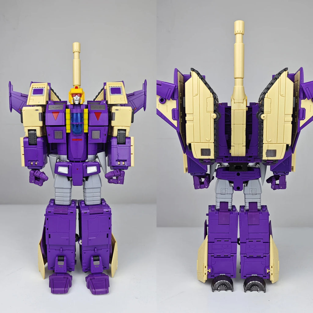 DX9 Transformation D08 25cm Bliztwing Lightning Gewalt Three-transformation Aircraft Tank Animation G1 Action Doll Model Robot