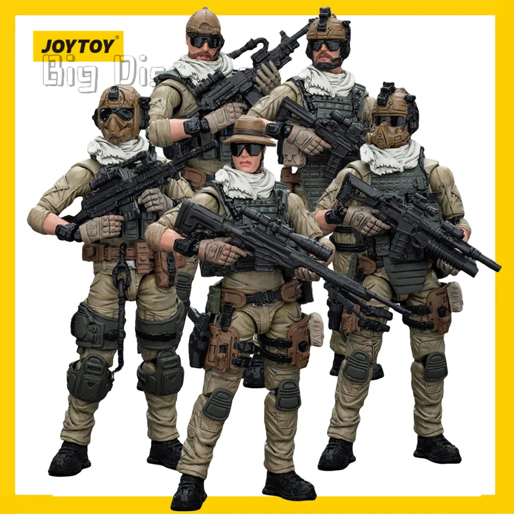 [IN-STOCK]JOYTOY Hardcore Coldpla Action Figure 1/18 U.S. Army Delta Assault Squad 5PCS Model birthday