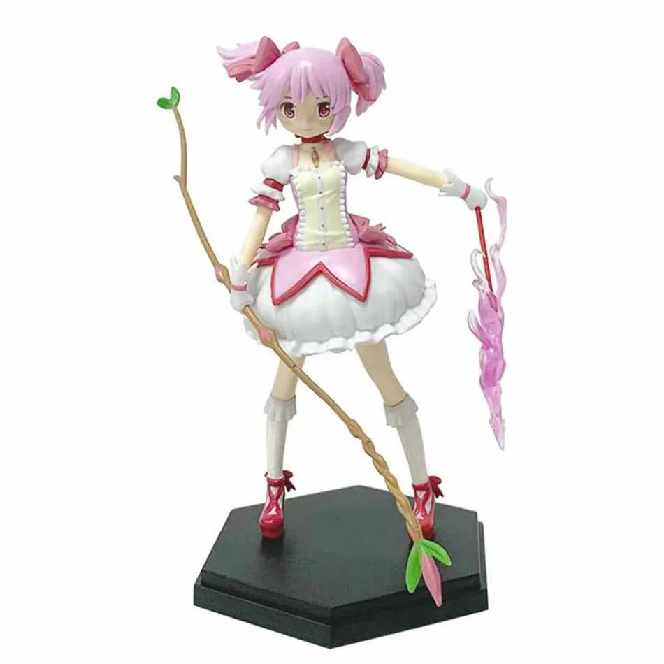 Puella Magi Madoka Magica Anime Figure 17cm Kaname Madoka Action Figure Model PVC Decor Statue Dolls Toys Birthday Present