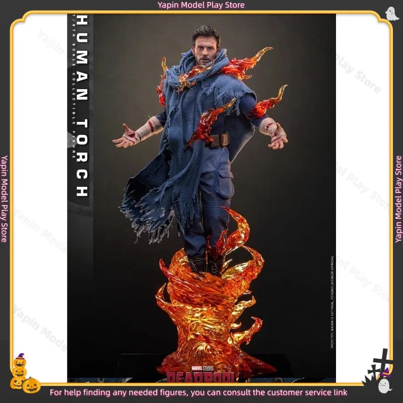 In Stock HotToys HT MMS789 Deadpool and Wolverine Human Torch Chris Evans Gift Collection