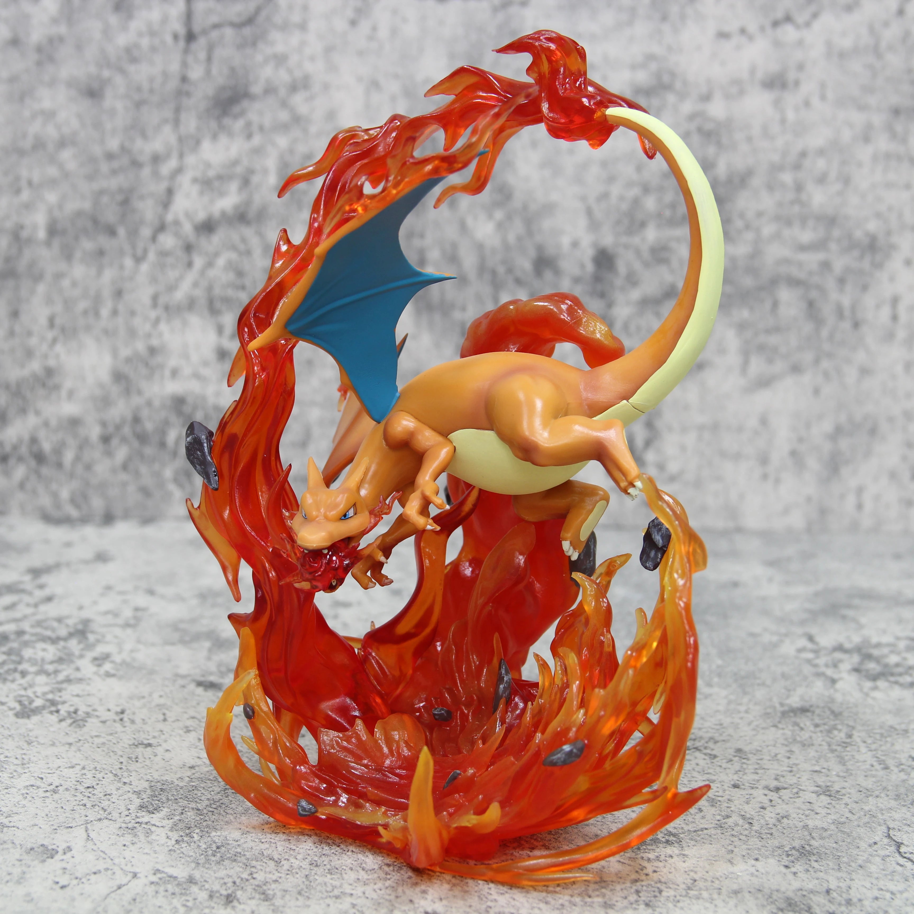Pokemon Charizard Anime Figure Black Charizard Action Figurine Pvc Collection Statue Model Doll Desk Ornament Toy Birthday Gifts
