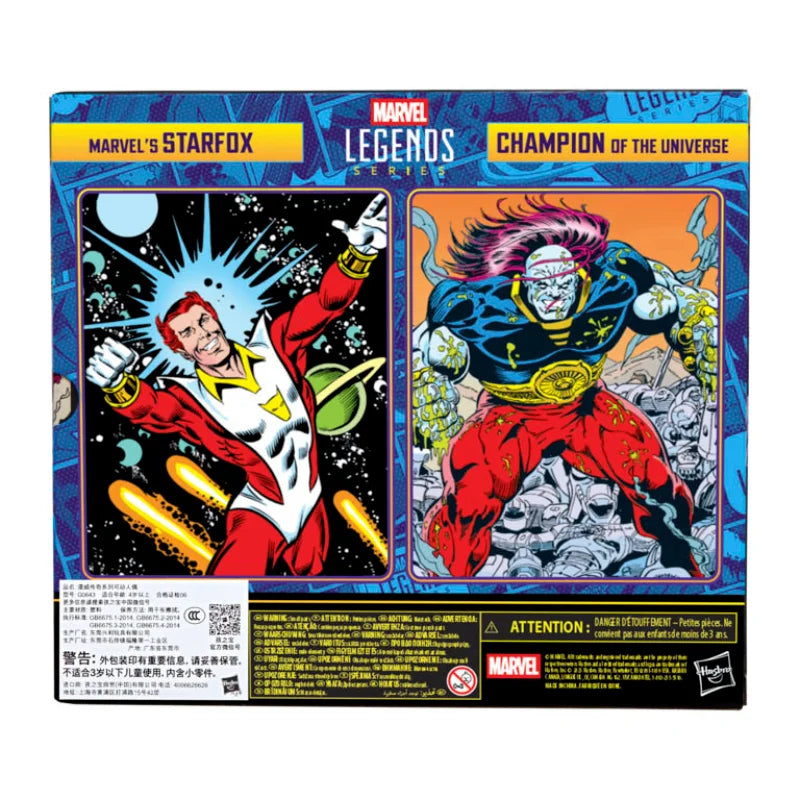 New Hasbro MarvelLegends Star Fox & Champions of The Universe Set 6-Inch Action Figure Collection