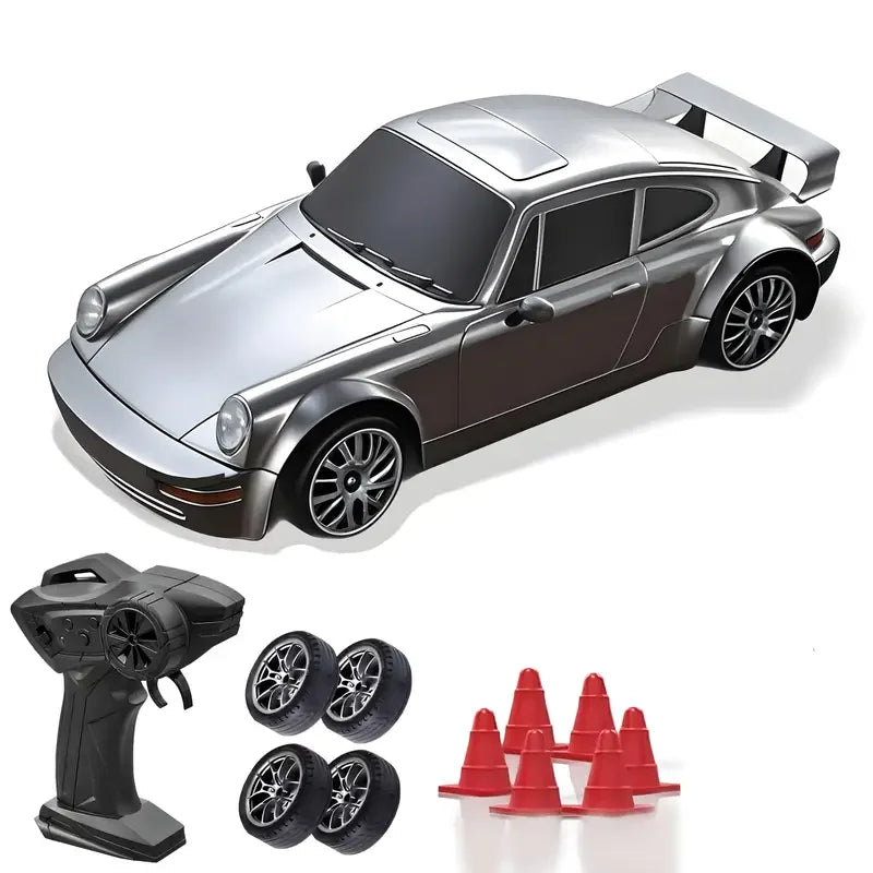 New RC Drift Car 4WD 1:24 Scale Remote Control Car with LED Lights 2.4GHz 20KM/H  RC Car Drifting Tires Racing Sport Vehicle Toy