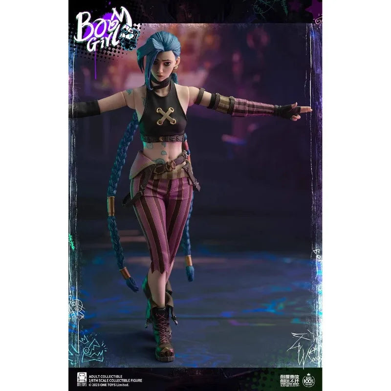 In Stock Original Onetoys 1/6 Jinx Girl Action Figure OT020 / OT021 Toy Gift Fan Collection