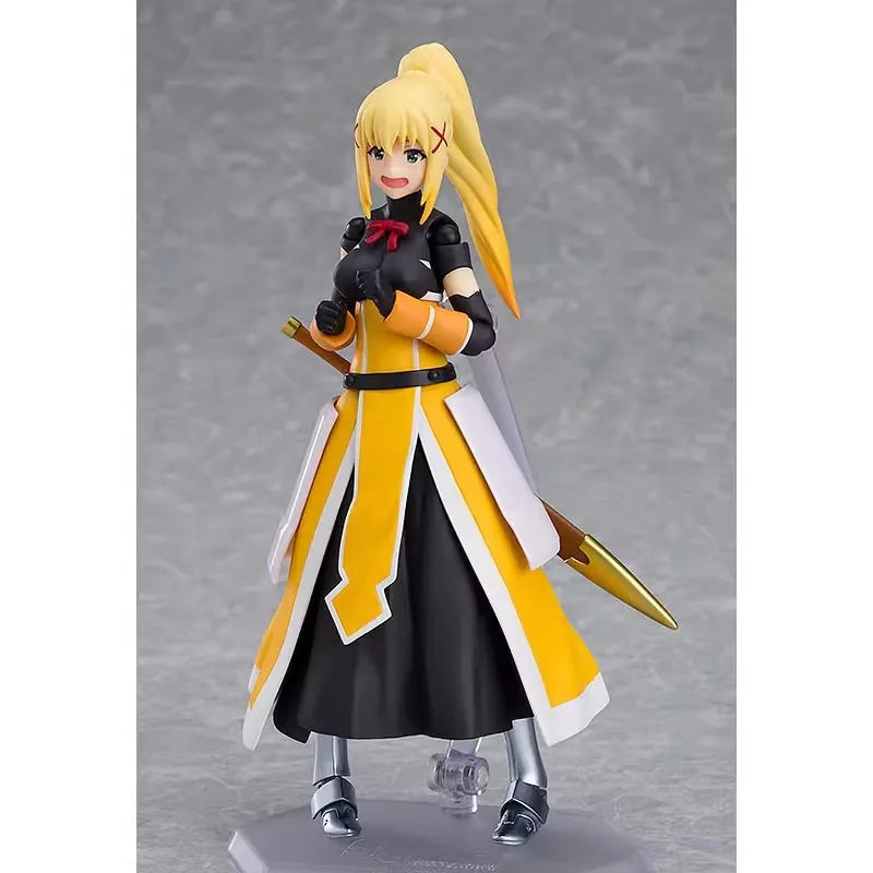 In Stock Original Max Factory Figma 450 Darkness Kono subarashi sekai ni shukufuku wo 14Cm Action Figure Model Collectible Toys