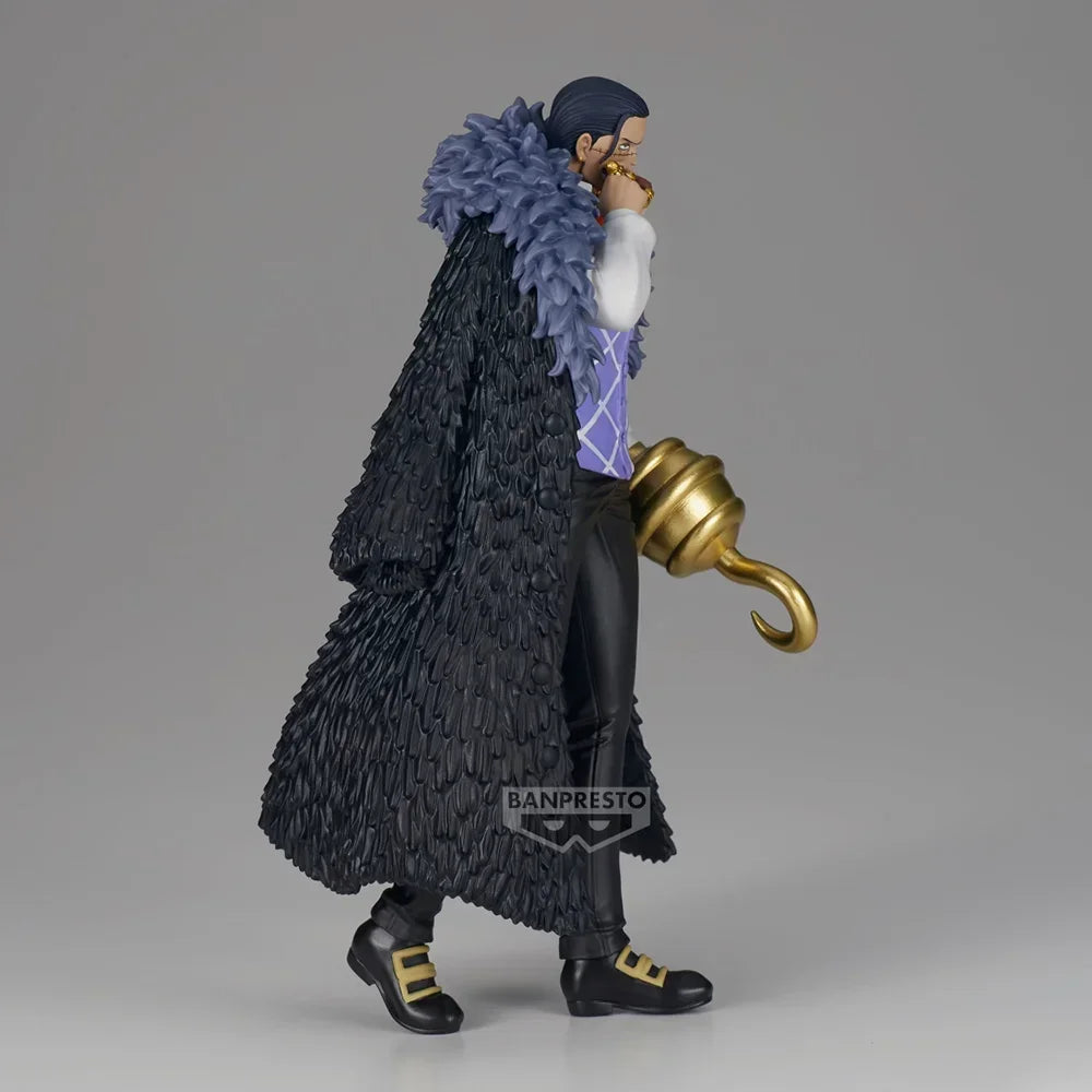 Original Bandai One Piece The Shukko Crocodile Sir Crocodile Anime Action Figures Collection Ornaments Figure Toys Gift 17cm