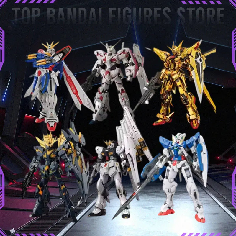 Bandai RG RX-78-2 WING RX-93-V2 UNICORN GOD GUNDAM In stock Anime Original Model Toy Action Figure Robot Collection Toy Gift