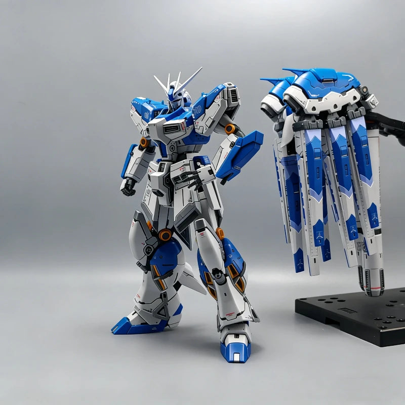 1/144 RG Hi-V Amuro RX-93-V2 Mecha Model Kit Action Figure Assembly Toy With Water Slide Decal Desktop Ornament Collectible Gift
