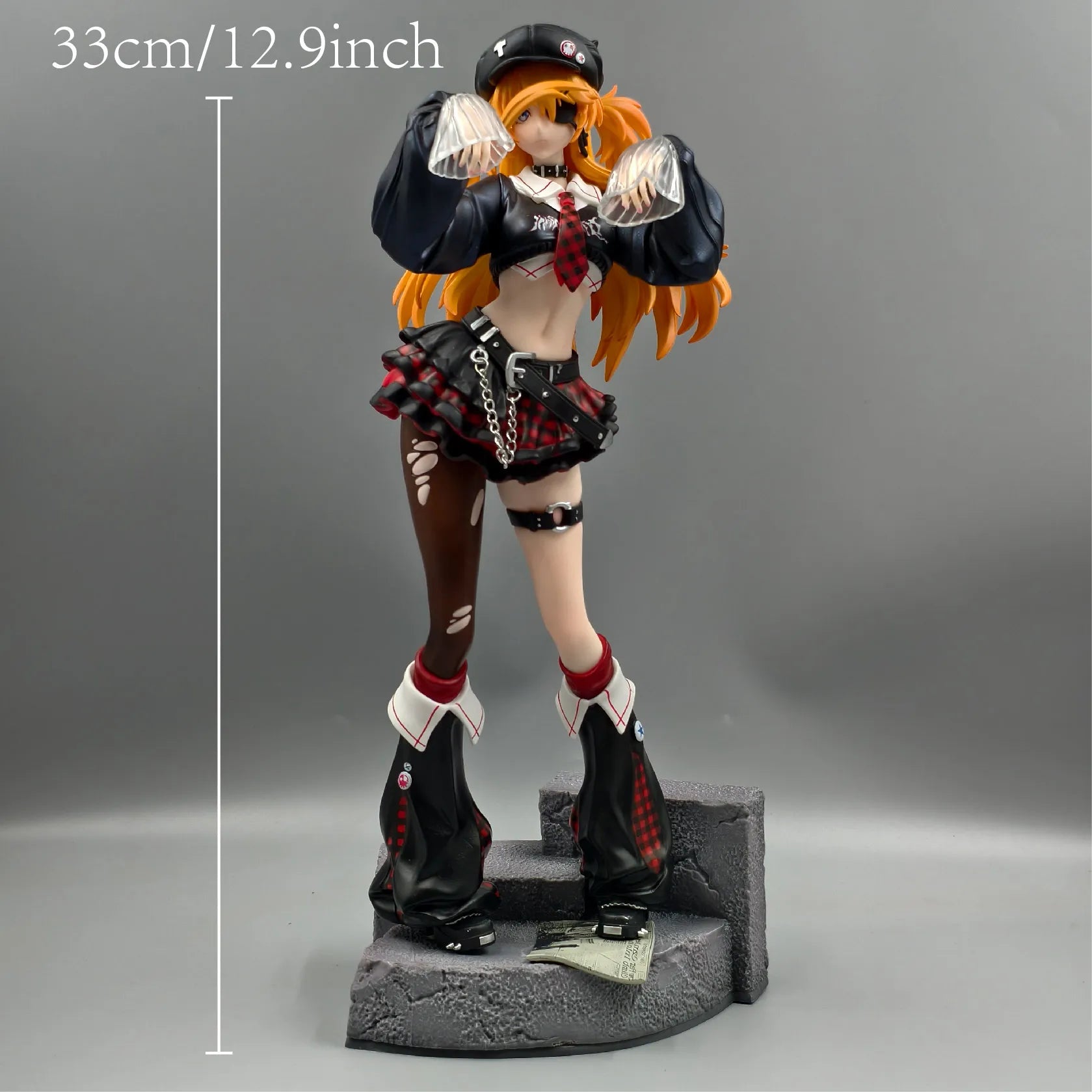 33cm 12.9 inch Anime Ayanami Rei Asuka Action Figures Pvc Statue Desktop Ornamen Collection Statue Model Decoration Room Toys