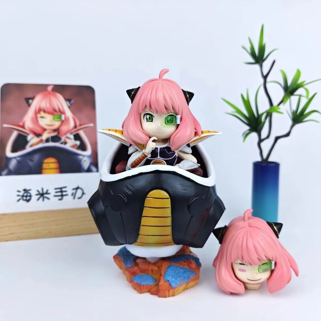 Spy x Family Anya Anime Figure Cos Frieza Series Action Figure 15cm Kawaii Girls Model Ornament Collection Toy Birthday Gift