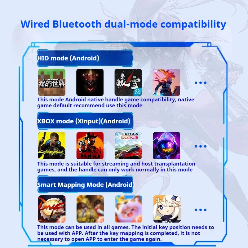 Memo S3 Wireless Bluetooth Controller Pc Xbox Ps5 Switch Android Ios Streaming Gaming Ergonomic Rechargeable Gamepad Plug Play