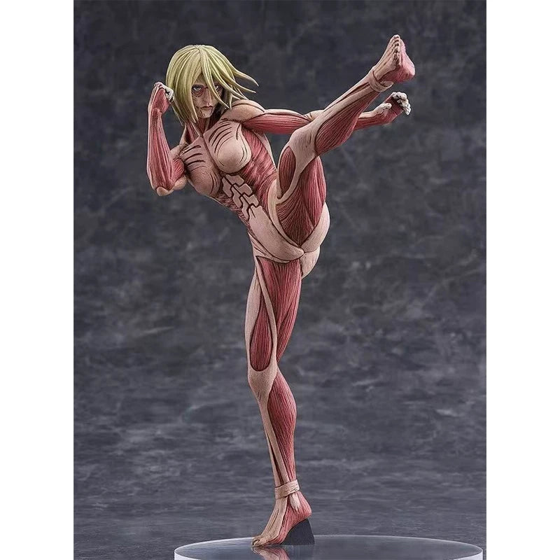 GSC Original POP UP PARADE Series Attack on Titan Levi Annie Leonhart Movable Figurine Model Toys Collectible Ornaments Gifts