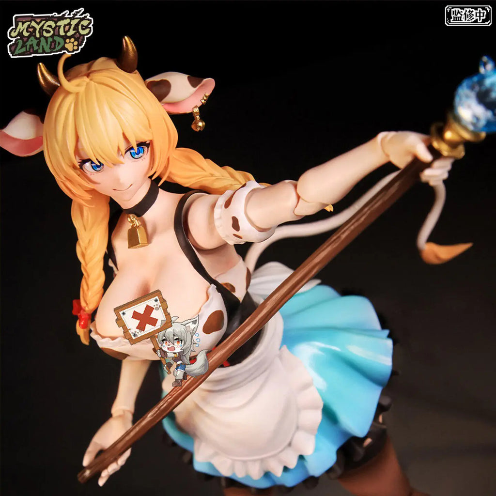 LadoToys Anime Figure Mystic Land Daisy Torres Beer Cow Girl One Twelfth Scale Pvc Collectible Model For Adult Collection Decor