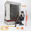 Azur Lane Takao Secretary Office Style Anime Figure Collectible Model Toy Desk Shelf PC Case Decoration Anime Fans Collection