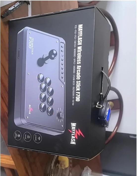 For Mayflash F700 Wireless Acrade stcik For PS5/PS4/PS3/PC/Switch/Android/Steam Deck/Raspberry PI/Retro