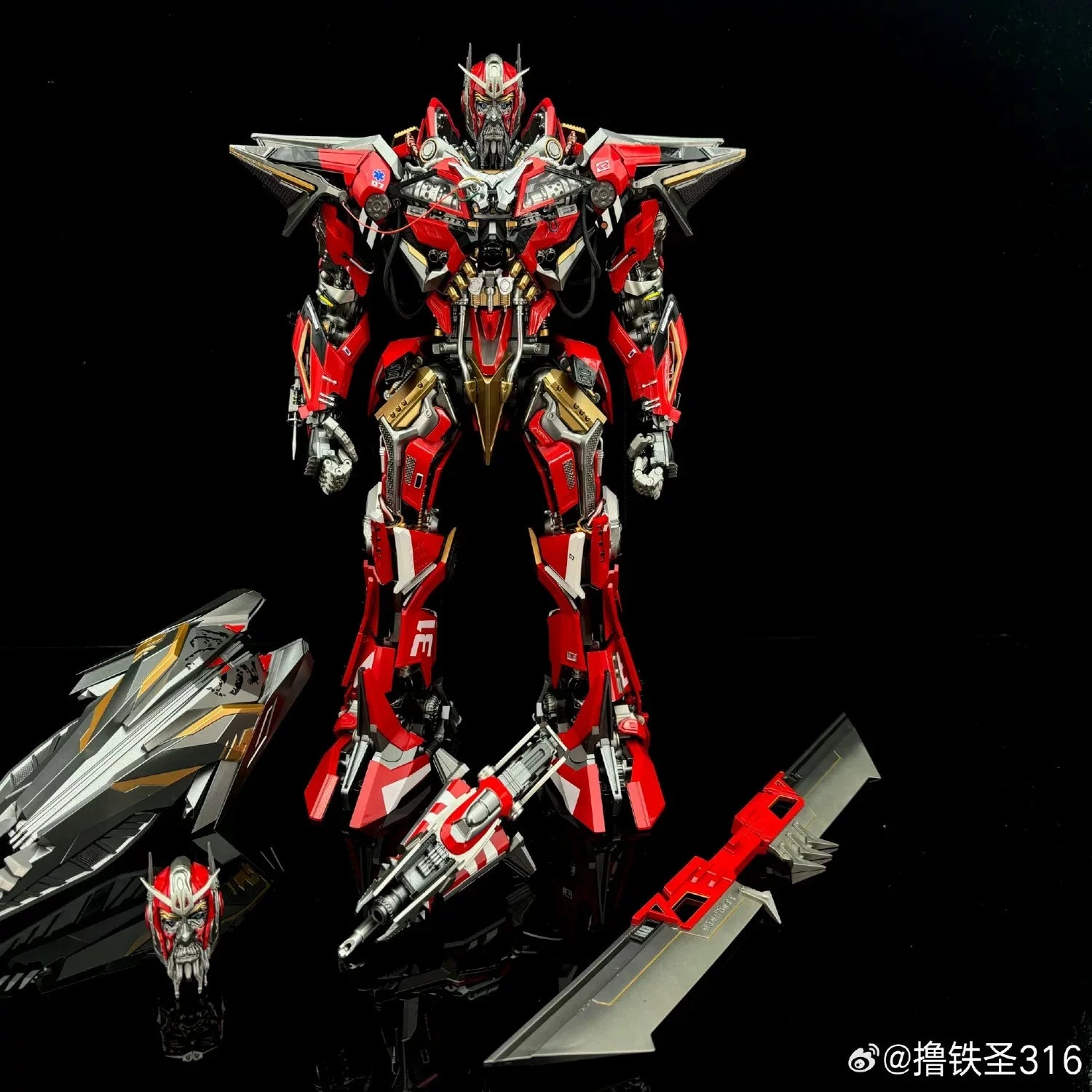 Transformation SP-316 Sentinel Prime DLX Proportion KO Movie Serise Alloy Part Action Figure Model Robot Collection Toy Gift