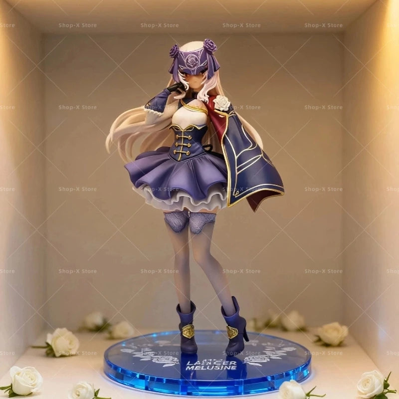 Sammlermodell für Erwachsene, Puppenspielzeug, 21 cm, Feenritter Lancelot/MéLusine, Schicksal/Großer Orden, 1/7 Mädchen, Anime-Mädchen, PVC-Actionfigur, Spielzeug