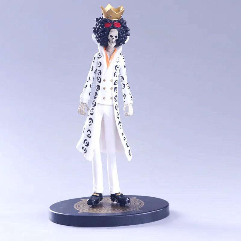 Anime ONE PIECE FILM GOLD Brook Burukku White Suit Ver. PVC Actionfigur Statue Sammlerstück Modell Kinderspielzeug Puppe Geschenk