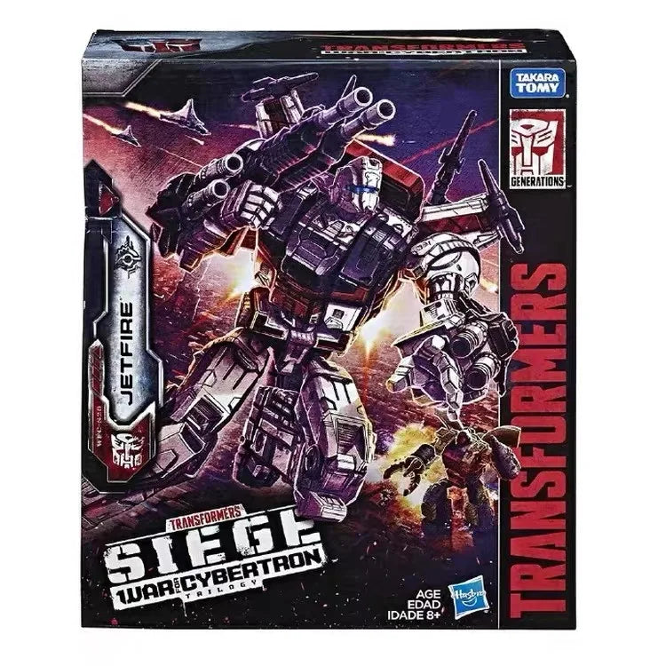 Original Hasbro Transformers War for Cybertron Siege WFC-S28 JETFIRE Commander-class Anime Figure Action Toy