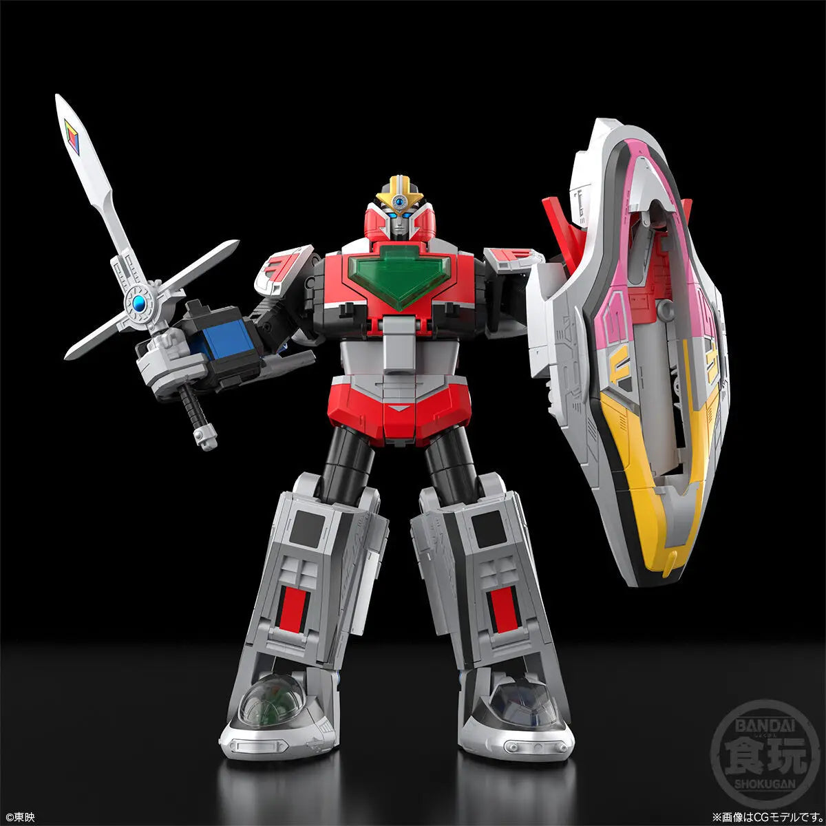 BANDAI SMP Mirai Sentai Timeranger 3D Formation Time Robot Anime Action Figures Assembly Model Collection Toy