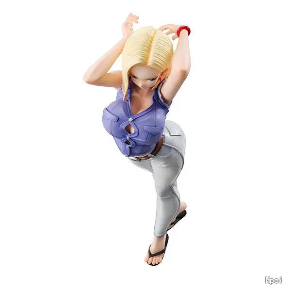 【UA】 MegaHouse Dragon Ball Gals Dragon Ball Z Artificial World No. 18 Ver. III Figures Models Toys Gifts