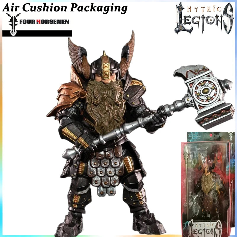 Four Horsemen Studios Genuine Mythic Legions  Series SDCC Arena Conqueror Atreus Rego 1/12 Ratio Action Figures Model Toy